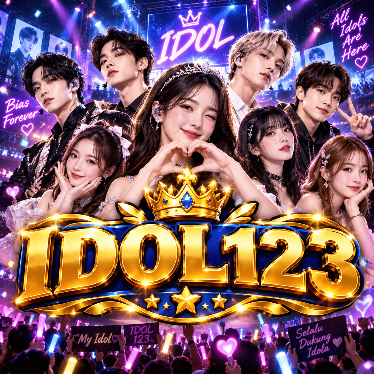 Banner IDOL123 Cyber Blue